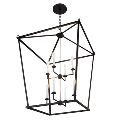 Meyda Tiffany 8 Light 51" Wide Taper Candle Pendant