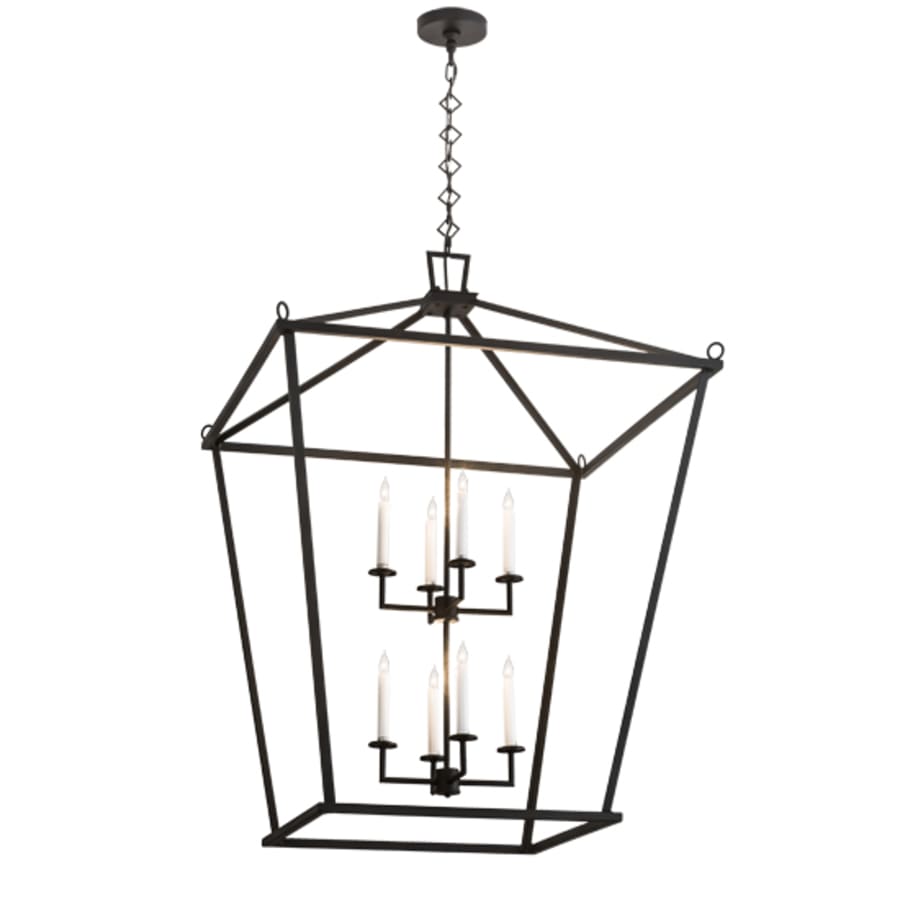 Meyda Tiffany 8 Light 51" Wide Taper Candle Pendant