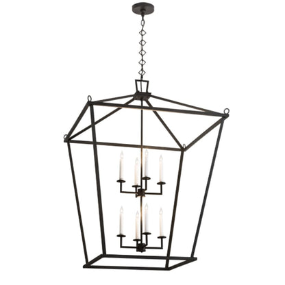 Meyda Tiffany 8 Light 51" Wide Taper Candle Pendant