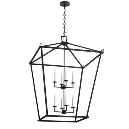 Meyda Tiffany 8 Light 51" Wide Taper Candle Pendant