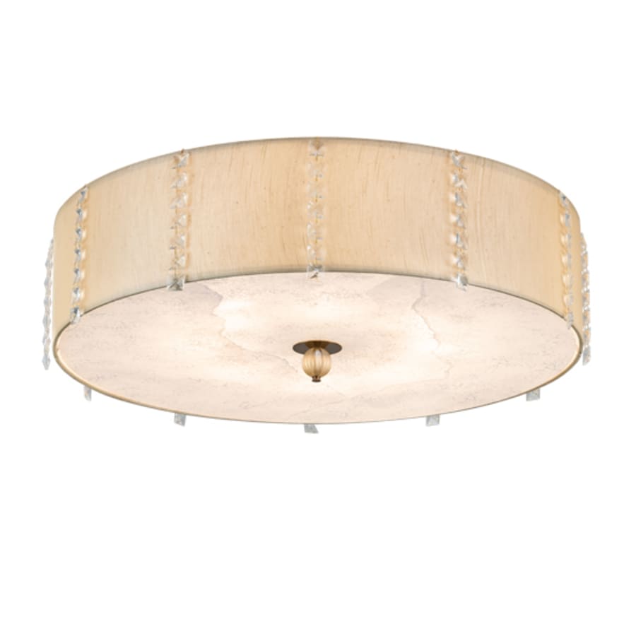 Meyda Tiffany Cilindro Lujoso 8 Light 33" Wide Semi-Flush Drum Ceiling Fixture