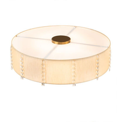 Meyda Tiffany Cilindro Lujoso 8 Light 33" Wide Semi-Flush Drum Ceiling Fixture