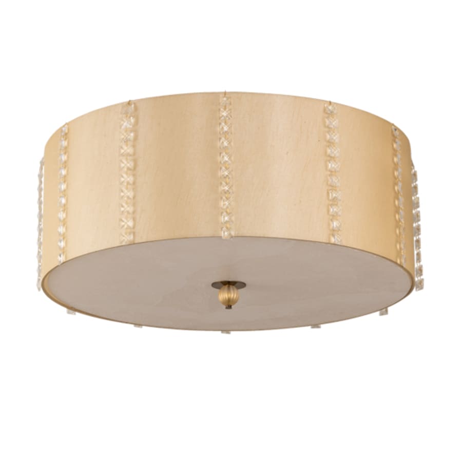 Meyda Tiffany Cilindro Lujoso 6 Light 33" Wide Semi-Flush Drum Ceiling Fixture