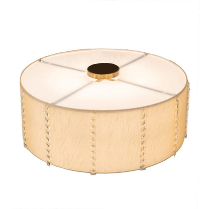 Meyda Tiffany Cilindro Lujoso 6 Light 33" Wide Semi-Flush Drum Ceiling Fixture