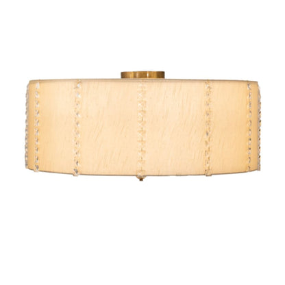 Meyda Tiffany Cilindro Lujoso 6 Light 33" Wide Semi-Flush Drum Ceiling Fixture