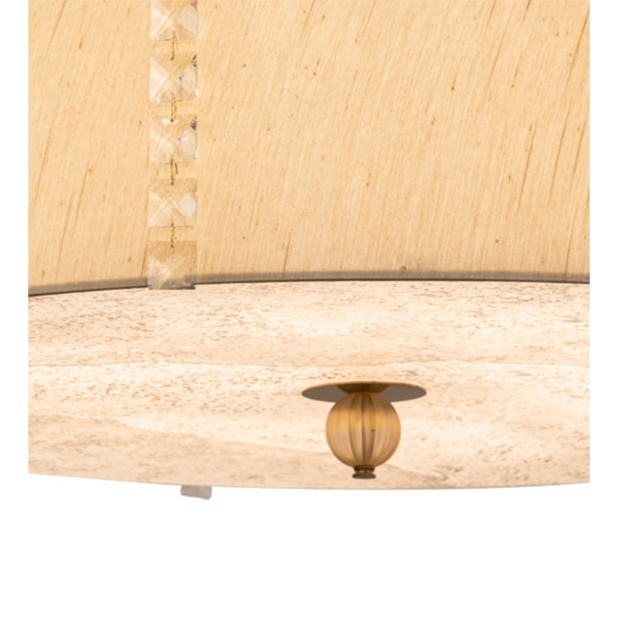 Meyda Tiffany Cilindro Lujoso 6 Light 33" Wide Semi-Flush Drum Ceiling Fixture