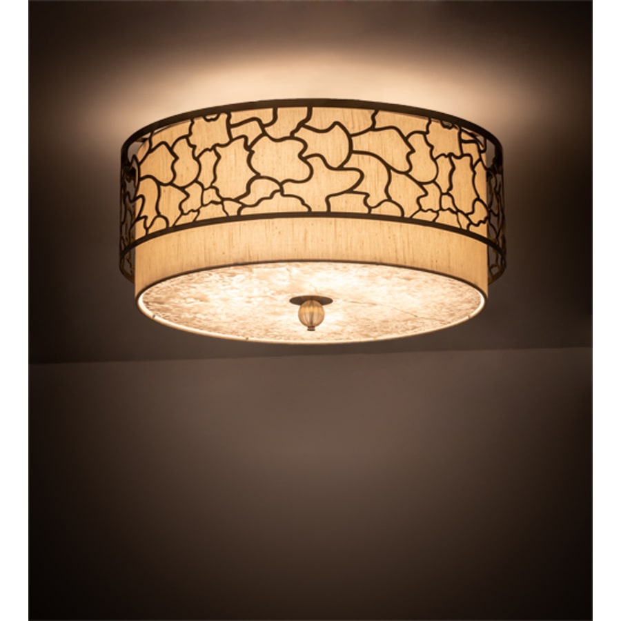 Meyda Tiffany Deserto Seco 4 Light 27" Wide Semi-Flush Drum Ceiling Fixture