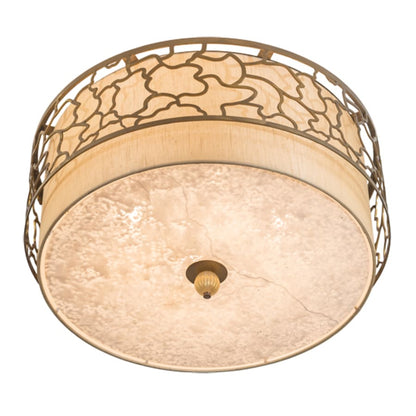 Meyda Tiffany Deserto Seco 4 Light 27" Wide Semi-Flush Drum Ceiling Fixture
