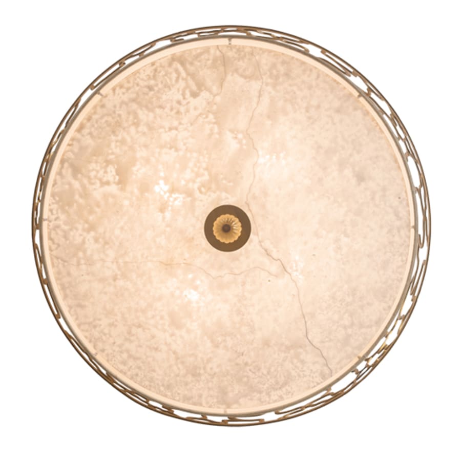Meyda Tiffany Deserto Seco 4 Light 27" Wide Semi-Flush Drum Ceiling Fixture