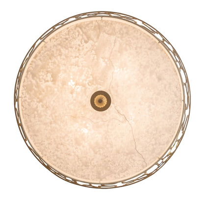 Meyda Tiffany Deserto Seco 4 Light 27" Wide Semi-Flush Drum Ceiling Fixture