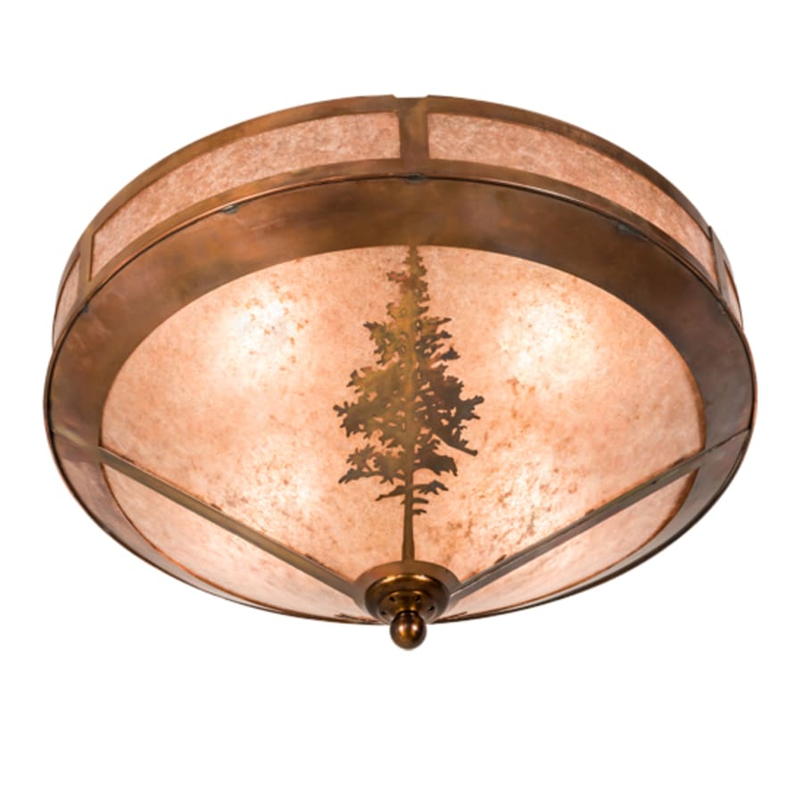 Meyda Tiffany Tamarack 4 Light 20" Wide Semi-Flush Ceiling Fixture