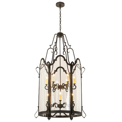 Meyda Tiffany 12 Light 33" Wide Taper Candle Pendant