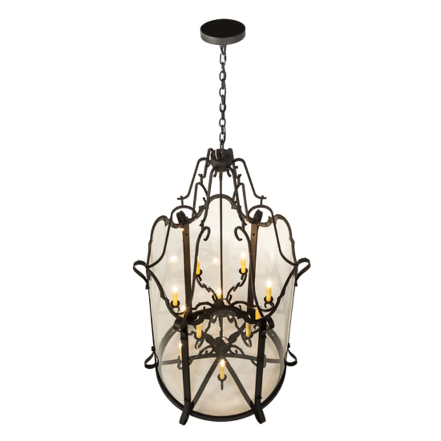 Meyda Tiffany 12 Light 33" Wide Taper Candle Pendant
