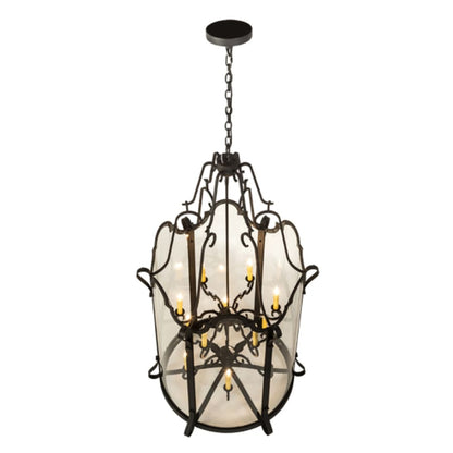 Meyda Tiffany 12 Light 33" Wide Taper Candle Pendant