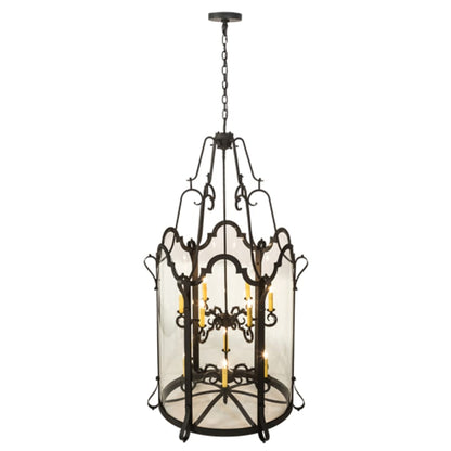 Meyda Tiffany 12 Light 33" Wide Taper Candle Pendant
