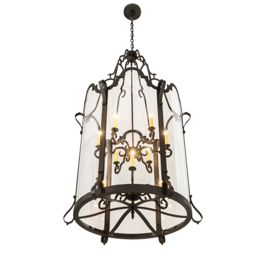 Meyda Tiffany 12 Light 33" Wide Taper Candle Pendant