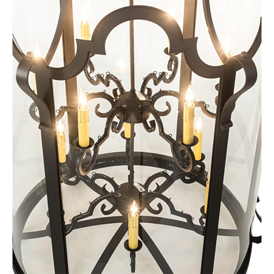 Meyda Tiffany 12 Light 33" Wide Taper Candle Pendant