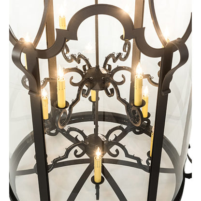 Meyda Tiffany 12 Light 33" Wide Taper Candle Pendant
