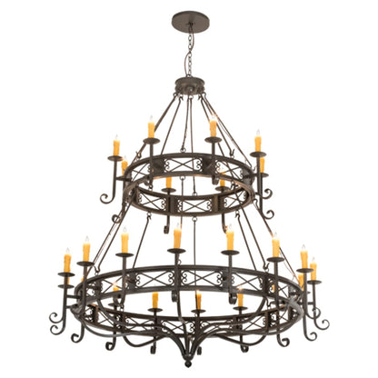 Meyda Tiffany Gina 24 Light 72" Wide Taper Candle Style Chandelier