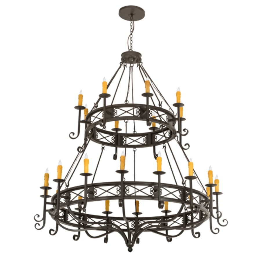 Meyda Tiffany Gina 24 Light 72" Wide Taper Candle Style Chandelier