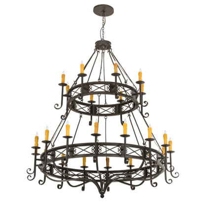 Meyda Tiffany Gina 24 Light 72" Wide Taper Candle Style Chandelier