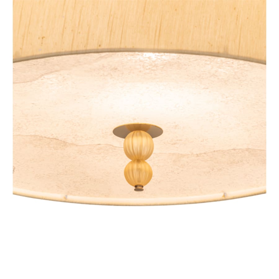 Meyda Tiffany Cilindro Lujoso 10 Light 32" Wide Semi-Flush Drum Ceiling Fixture