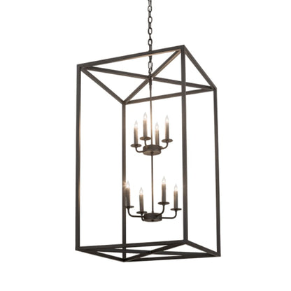 Meyda Tiffany 8 Light 34" Wide Taper Candle Pendant
