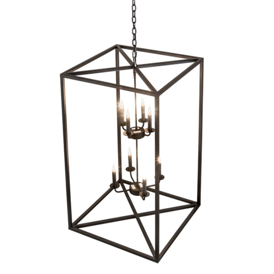 Meyda Tiffany 8 Light 34" Wide Taper Candle Pendant
