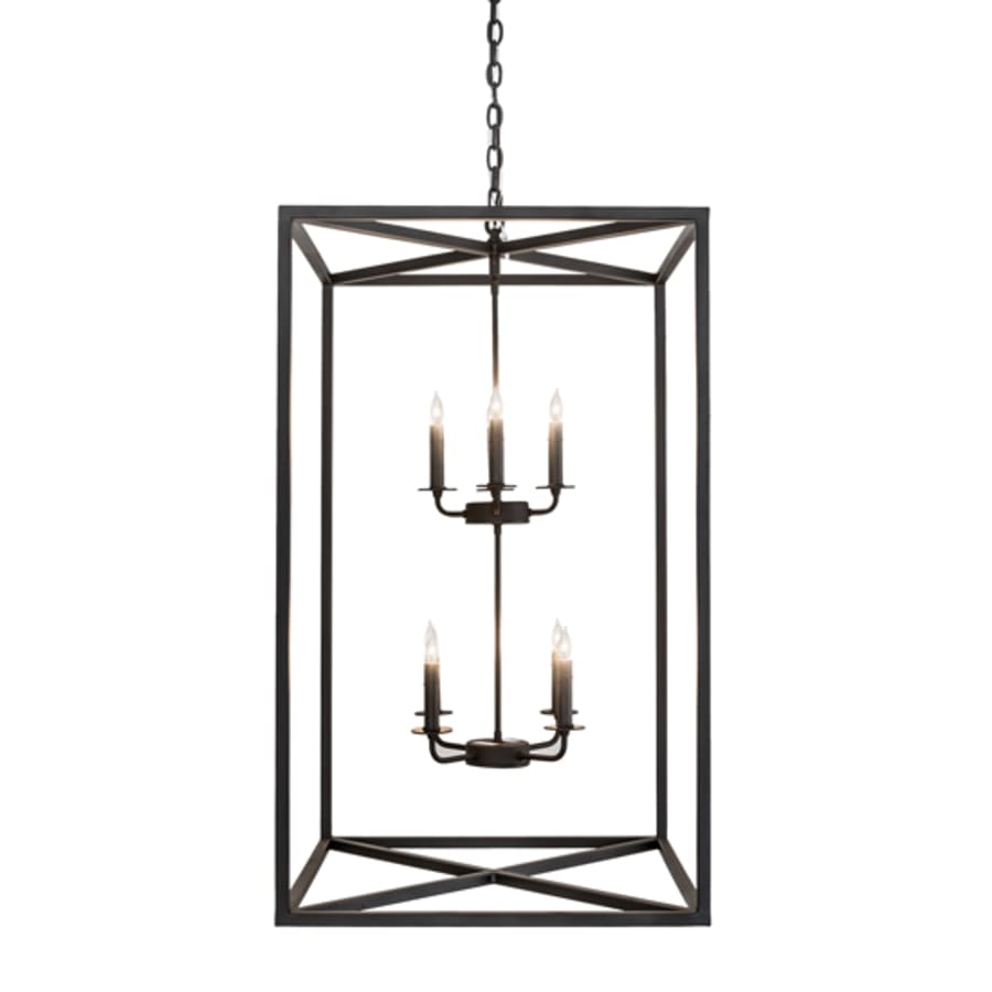 Meyda Tiffany 8 Light 34" Wide Taper Candle Pendant