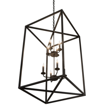 Meyda Tiffany 8 Light 34" Wide Taper Candle Pendant