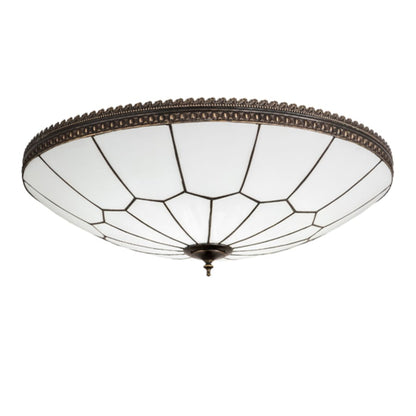 Meyda Tiffany Vincent Honeycomb 30" Wide LED Semi-Flush Bowl Ceiling Fixture