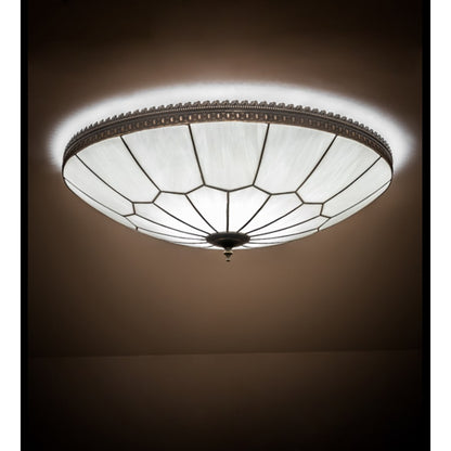 Meyda Tiffany Vincent Honeycomb 30" Wide LED Semi-Flush Bowl Ceiling Fixture