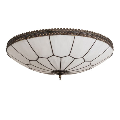 Meyda Tiffany Vincent Honeycomb 30" Wide LED Semi-Flush Bowl Ceiling Fixture
