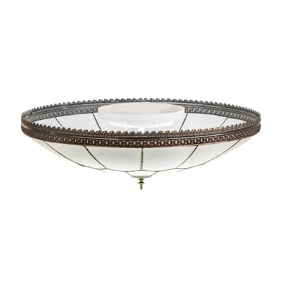 Meyda Tiffany Vincent Honeycomb 30" Wide LED Semi-Flush Bowl Ceiling Fixture