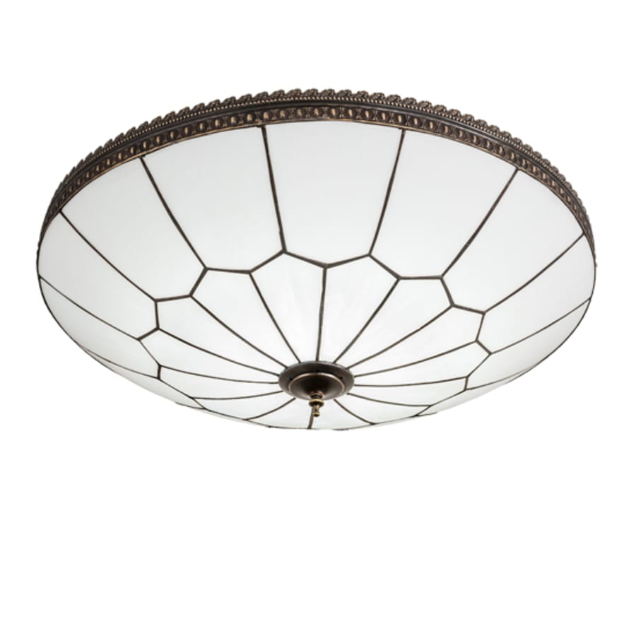 Meyda Tiffany Vincent Honeycomb 30" Wide LED Semi-Flush Bowl Ceiling Fixture