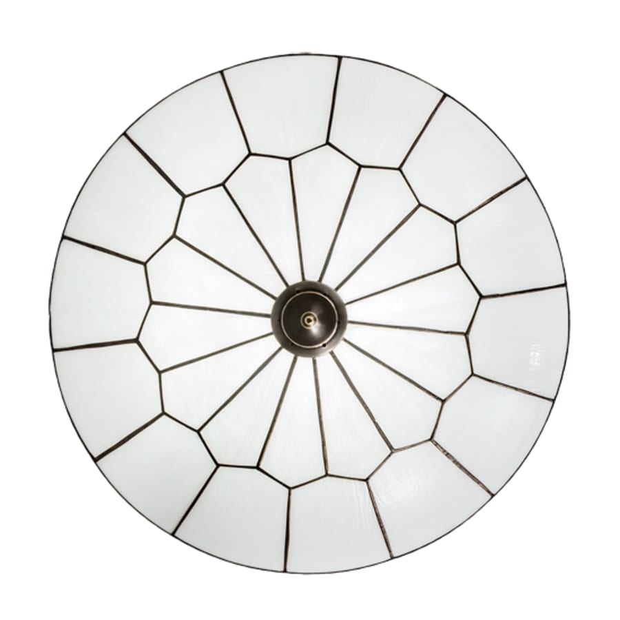 Meyda Tiffany Vincent Honeycomb 30" Wide LED Semi-Flush Bowl Ceiling Fixture
