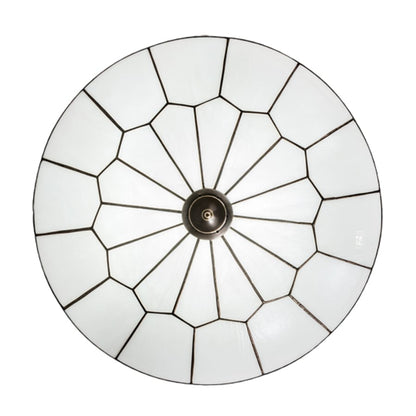 Meyda Tiffany Vincent Honeycomb 30" Wide LED Semi-Flush Bowl Ceiling Fixture