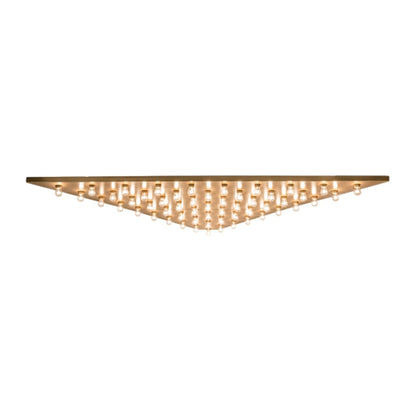 Meyda Tiffany Triantan 55 Light 98" Wide Flush Mount Ceiling Fixture