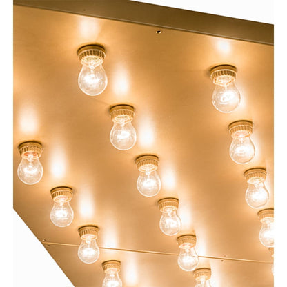 Meyda Tiffany Triantan 55 Light 98" Wide Flush Mount Ceiling Fixture