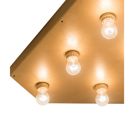 Meyda Tiffany Triantan 55 Light 98" Wide Flush Mount Ceiling Fixture