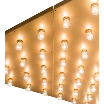 Meyda Tiffany Triantan 55 Light 98" Wide Flush Mount Ceiling Fixture
