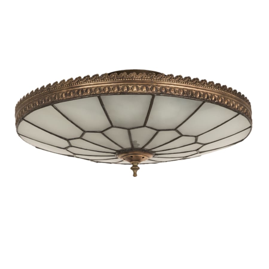 Meyda Tiffany Vincent Honeycomb 6 Light 21" Wide Semi-Flush Bowl Ceiling Fixture