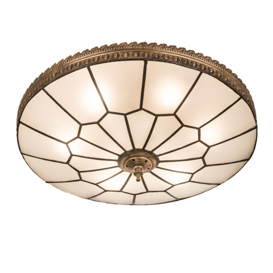 Meyda Tiffany Vincent Honeycomb 6 Light 21" Wide Semi-Flush Bowl Ceiling Fixture