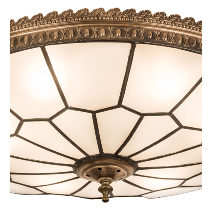 Meyda Tiffany Vincent Honeycomb 6 Light 21" Wide Semi-Flush Bowl Ceiling Fixture