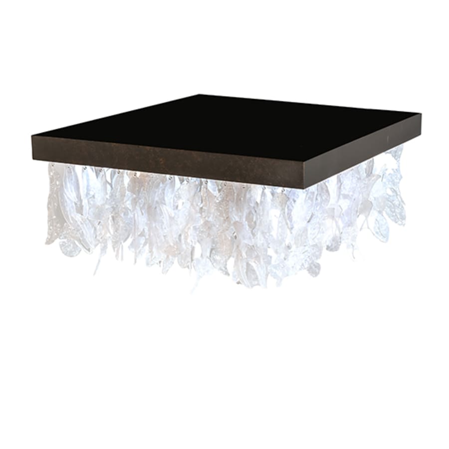 Meyda Tiffany Ginkgo 9 Light 51" Wide Flush Mount Ceiling Fixture