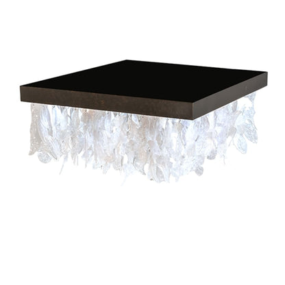 Meyda Tiffany Ginkgo 9 Light 51" Wide Flush Mount Ceiling Fixture