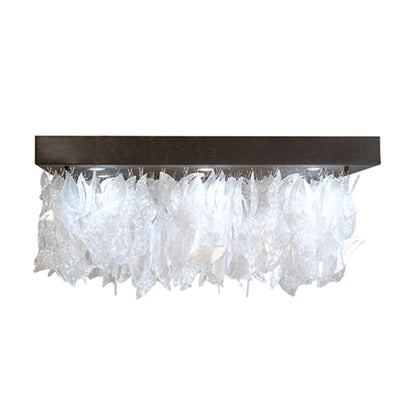 Meyda Tiffany Ginkgo 9 Light 51" Wide Flush Mount Ceiling Fixture