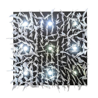 Meyda Tiffany Ginkgo 9 Light 51" Wide Flush Mount Ceiling Fixture