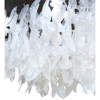 Meyda Tiffany Ginkgo 9 Light 51" Wide Flush Mount Ceiling Fixture