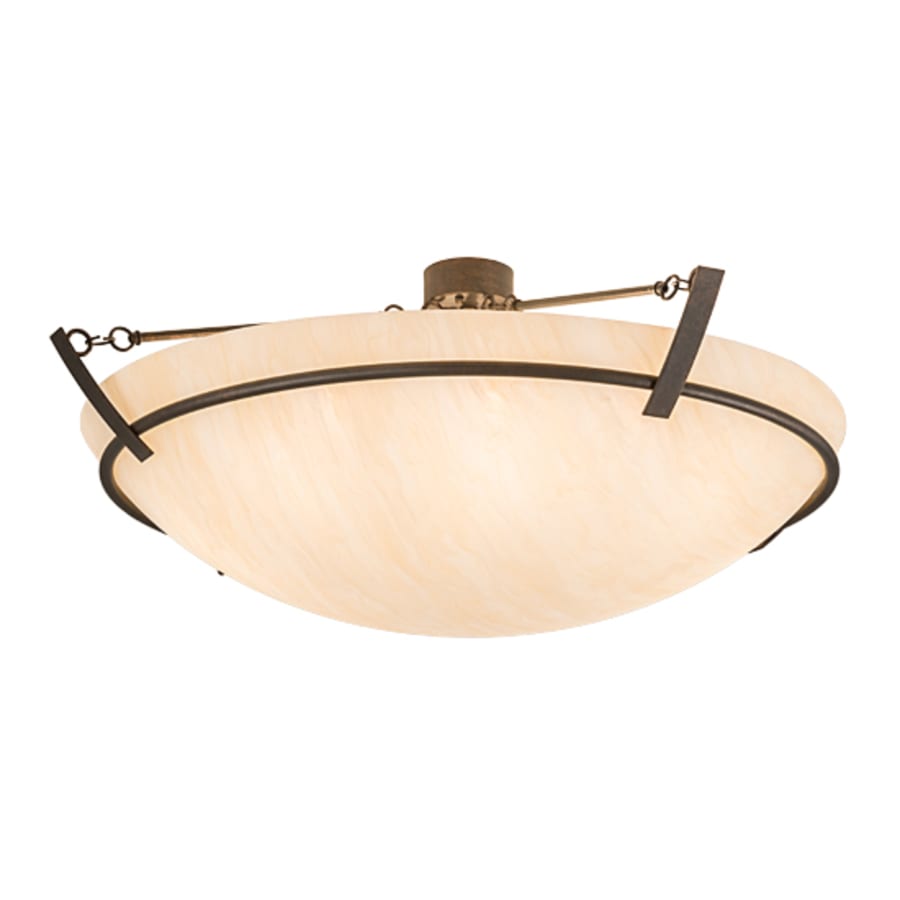 Meyda Tiffany Covina 8 Light 48" Wide Semi-Flush Bowl Ceiling Fixture